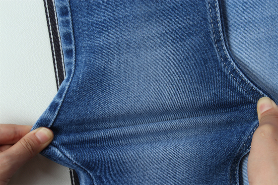 10 Oz  Super Stretch Denim Fabric  For Summer Man Jeans Cotton Polyester Rayon Spandex Rough And Wild