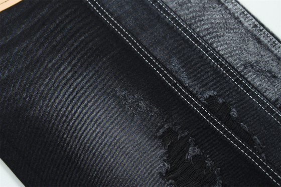 11.5oz Dark Black & Black Backside Denim Fabric Rigid Jeans Fabric For Brand Style Jeans Boy Friend Style