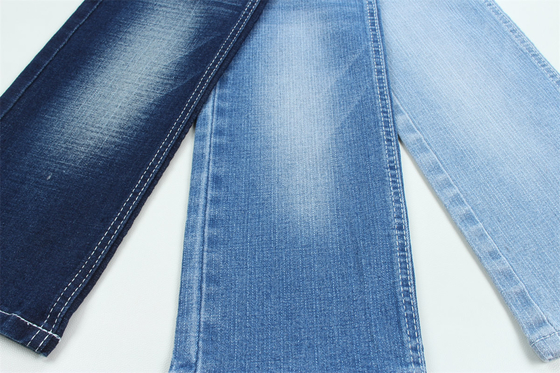 190Cm Wide Ring Slub Stretch Denim Fabric For Men Jeans