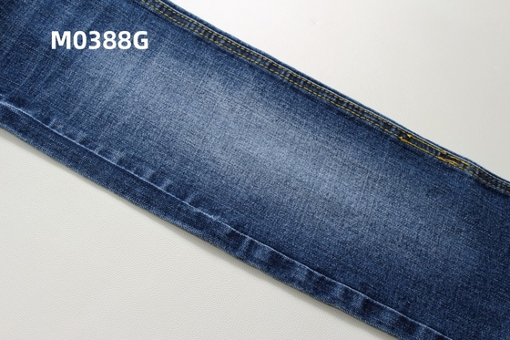 11.5 Oz Dark Blue And Crosshatch Slub Woven Denim Jeans Fabric Normal Finishing