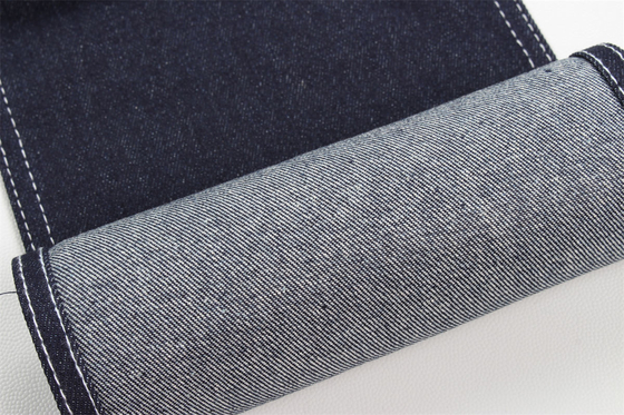 190cm Indigo Blue Cotton Polyester Rigid Denim Fabric For Jeans