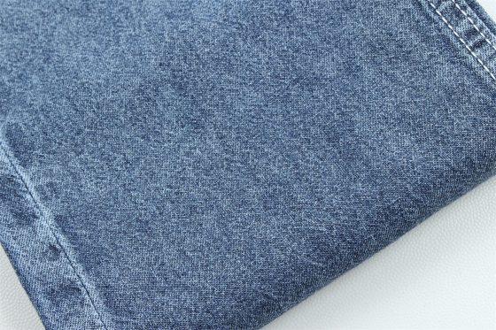 5 Onces 100% Cotton Indigo Blue Rigid Denim Jeans Fabric For Shirts