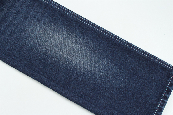 Recycled Fiber Denim Fabric In A Very Deep Blue 11.5 Oz  High Elasticity