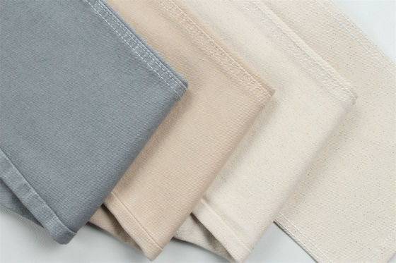 PFD RFD Full Stretch Denim Fabric For Dyeing Color Jeans
