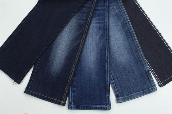 Special Weaving Denim Fabric With Warp Slub Heavy For Men Jeans Cotton Polyester Spandex Denim Fabric