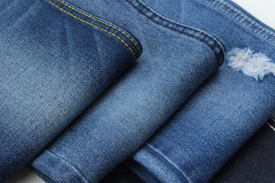 10oz Denim Fabric Rigid 100%C  For Brand Style Jeans Boy Friend Style Soft Handfeel Super Dark Blue Color