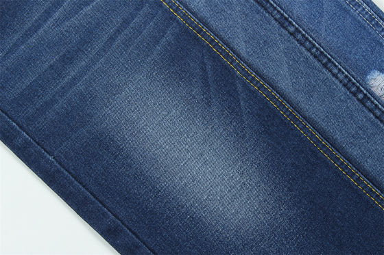 10oz Denim Fabric Rigid 100%C  For Brand Style Jeans Boy Friend Style Soft Handfeel Super Dark Blue Color