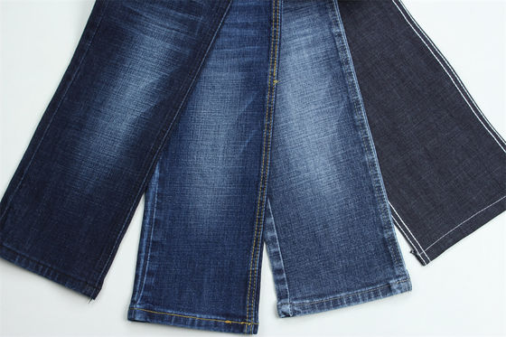 Cross Slub Stretch Denim Fabric For Jeans Cotton Polyester Spandex Denim to South America