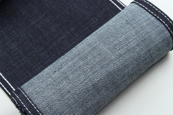 Cross Slub Stretch Denim Fabric For Jeans Cotton Polyester Spandex Denim to South America