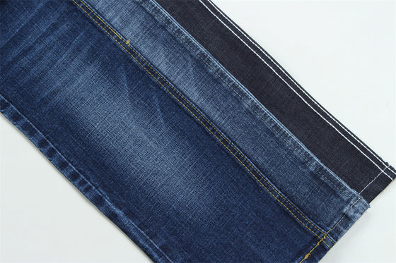 Cross Slub Stretch Denim Fabric For Jeans Cotton Polyester Spandex Denim to South America