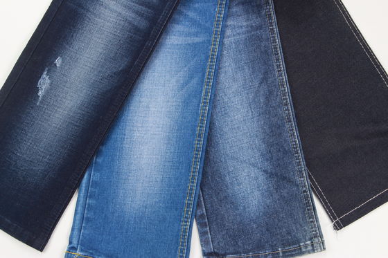 Supreme Cotton Polyester Spandex Slub Stretch Denim Fabric For Jeans to South America