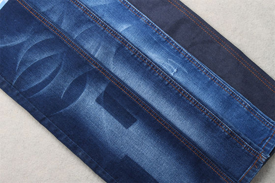 Dark Blue Full Lycra Slub Denim Fabric For Kids and Women Jeans