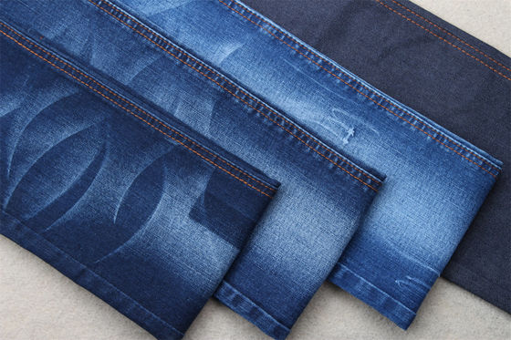 Dark Blue Full Lycra Slub Denim Fabric For Kids and Women Jeans