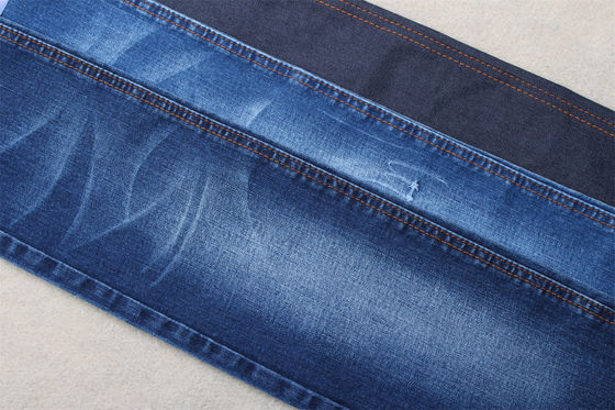 Dark Blue Full Lycra Slub Denim Fabric For Kids and Women Jeans