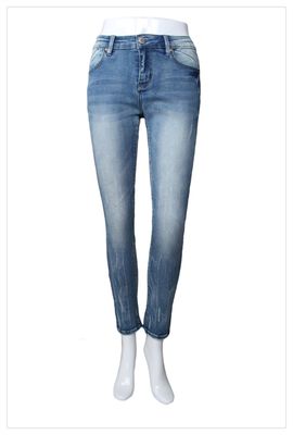Stock Full Lycra Denim Fabric For Lady Jeans