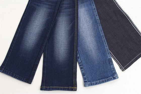 190 cm Dobby Special Weave Cross Slub Stretch Denim Fabric