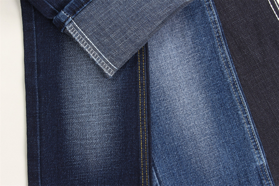 190 cm Dobby Special Weave Cross Slub Stretch Denim Fabric