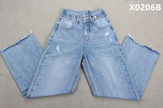 100% Cotton Denim Fabric  Boyfriend Jeans Denim Fabric Factory Price Suppliers