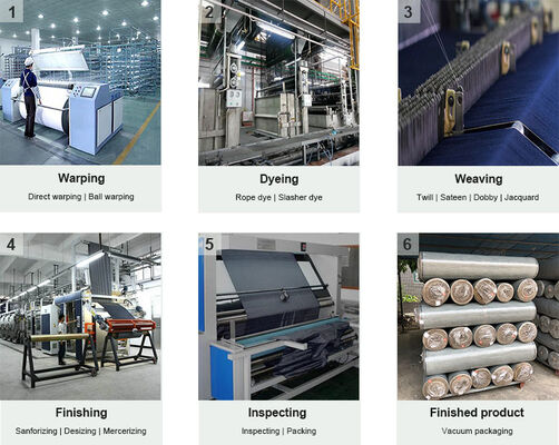 9.8oz Sulfur Black Warp Slub Denim fabric 100%cotton desizing jeans fabric