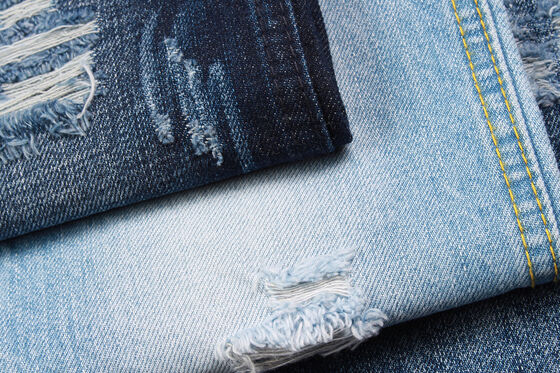 12oz 100% Cotton Denim Jeans Cross Hatch Slub Sanforizing Jeans Fabric