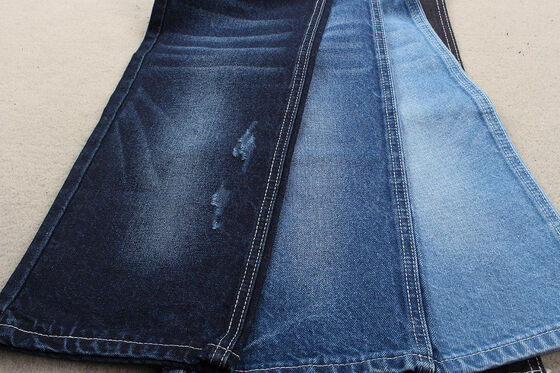 New Fashion Trend Recycling Cotton Denim Fabric 12% Recycling Cotton and 88% Cotton 11 OZ Eco-friendly