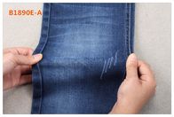 Mercerized 60% Cotton 11 Oz Breathable Slub Stretch Denim Fabric For Jeans