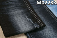 7 Dips Indigo Medium Weight Vintage Slub Denim Fabric 2 Elastane Grey Denim Material