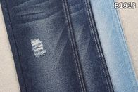 13.5oz Cotton Polyester Denim Fabric Indigo Blue Sanforizing Jeans