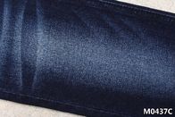 Indigo Blue Cotton Polyester Spandex Denim Fabric With Slight Slub Women Jeans Material