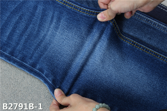 10OE Yarn No Slub 10 Oz Stretch Denim Fabric Rolls For Trousers