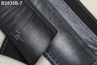 62/63” Light Slub Black Denim Jeans Fabric 10.5oz For Garment