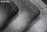 62/63” Light Slub Black Denim Jeans Fabric 10.5oz For Garment