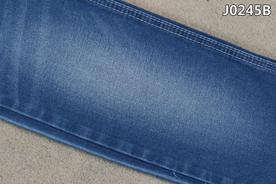 Vortex Spinning Yarn Stretch Cotton Denim Fabric 3/1 Weave Sanforizing