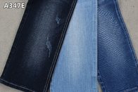Regular Women Jeans Cotton Polyester Spandex Denim Fabric 58/59&quot; High Stretch With Warp Slub