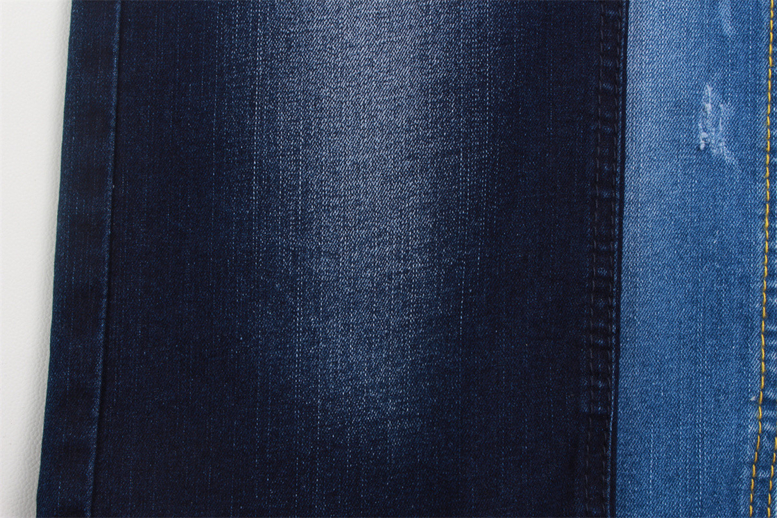 10Oz Premium Slub High Stretch Denim Fabric For Jeans Stock Lot