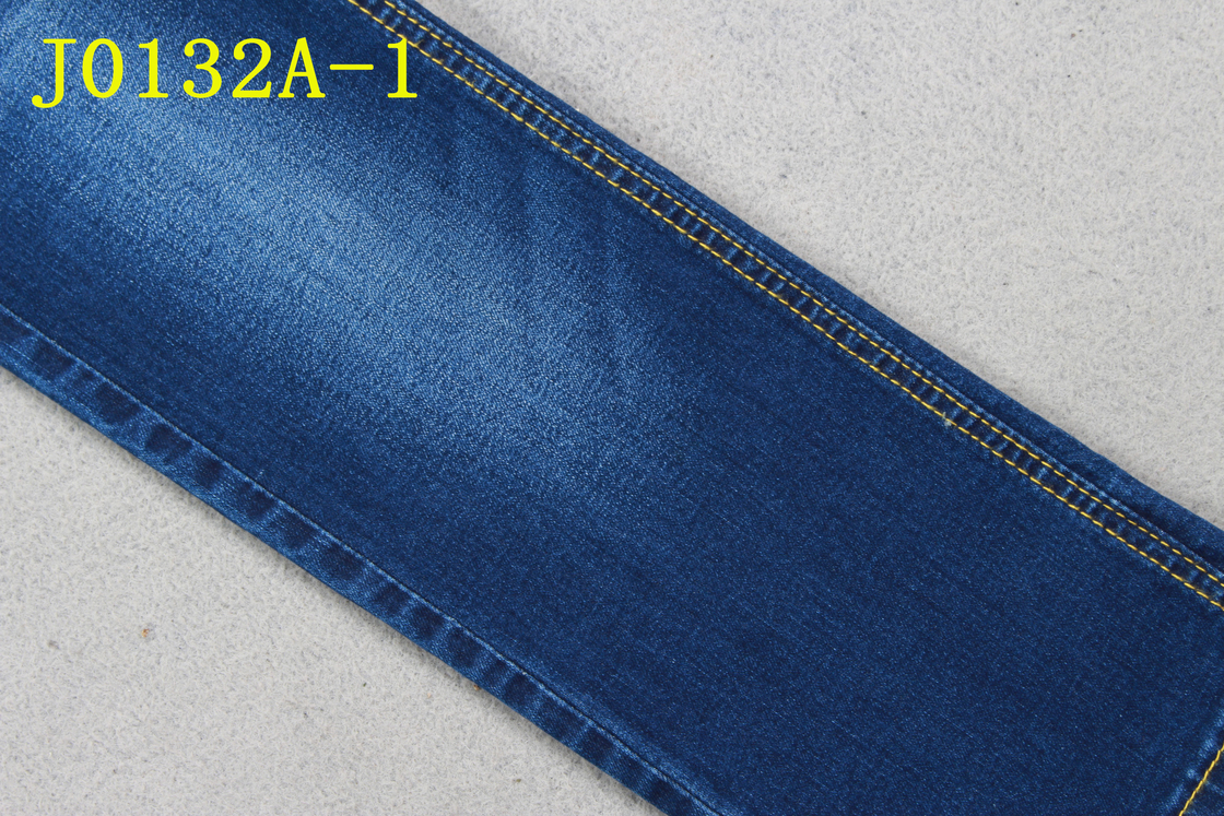 8Oz 62/63'' Denim Fabric High Spandex Warp Slub Style For Jeans
