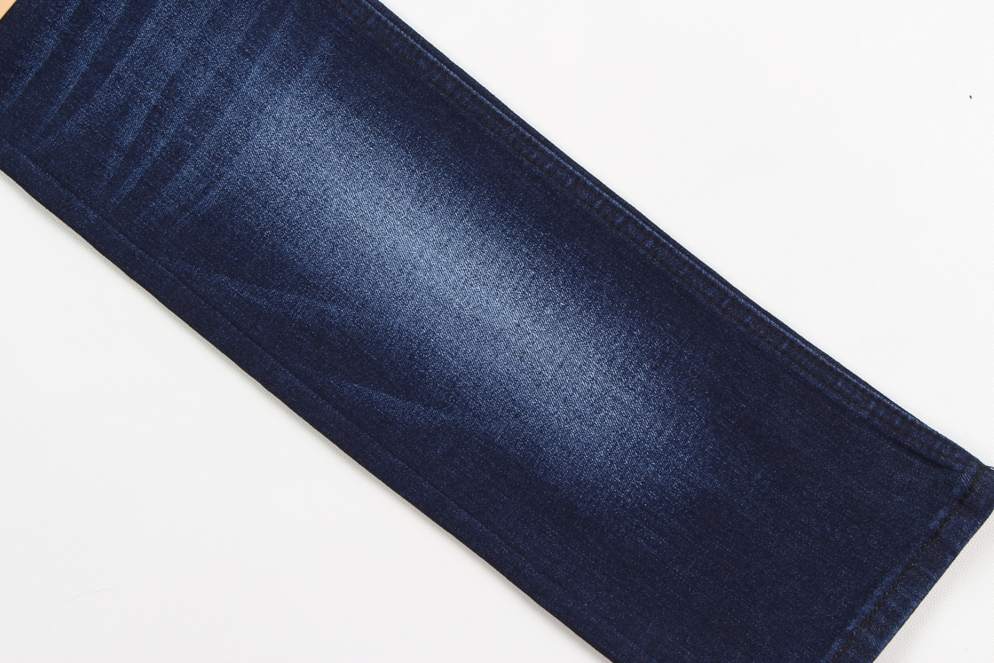 Wholesale  10.9 Oz  Warp Slub  High Stretch Woven  Denim Fabric  For Jeans
