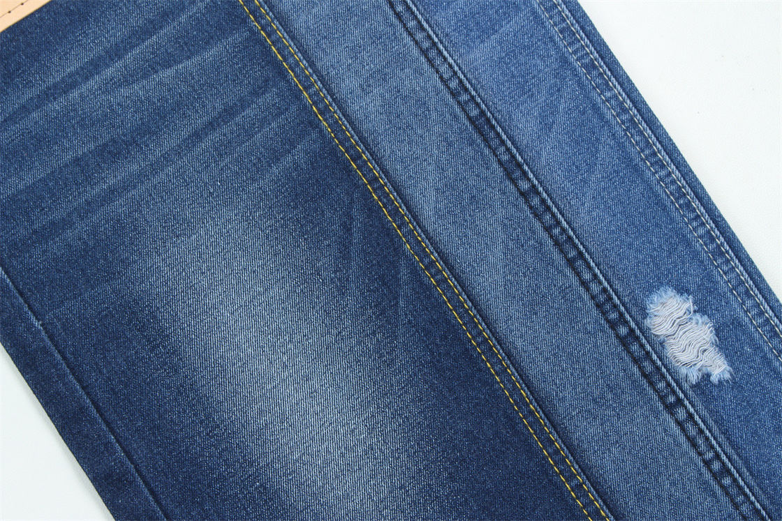 10oz Denim Fabric Rigid 100%C  For Brand Style Jeans Boy Friend Style Soft Handfeel Super Dark Blue Color
