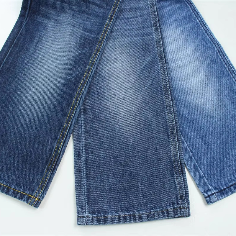 10 oz Medium Weight Dark Blue 100% Cotton Denim Fabric OEKO-TEX Certified for Jeans and Workwear