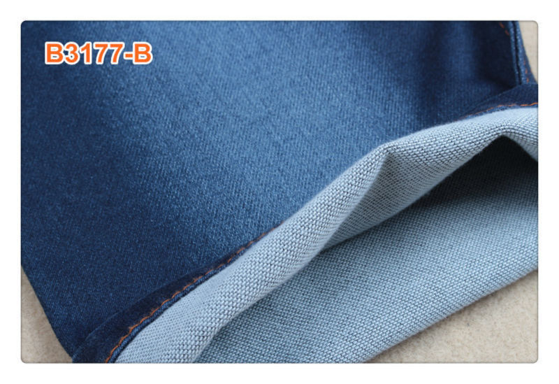 73% Cotton 25% Spandex Stone Washed Denim Fabric For Jeans Skirt