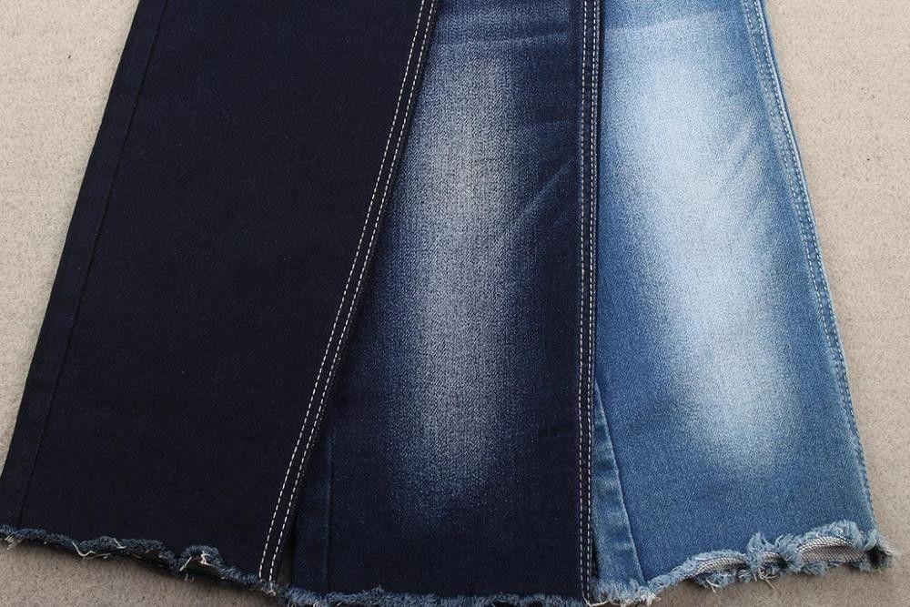 12.3oz TR Jeans Heavyweight Fake Knit Recycled Denim Fabric