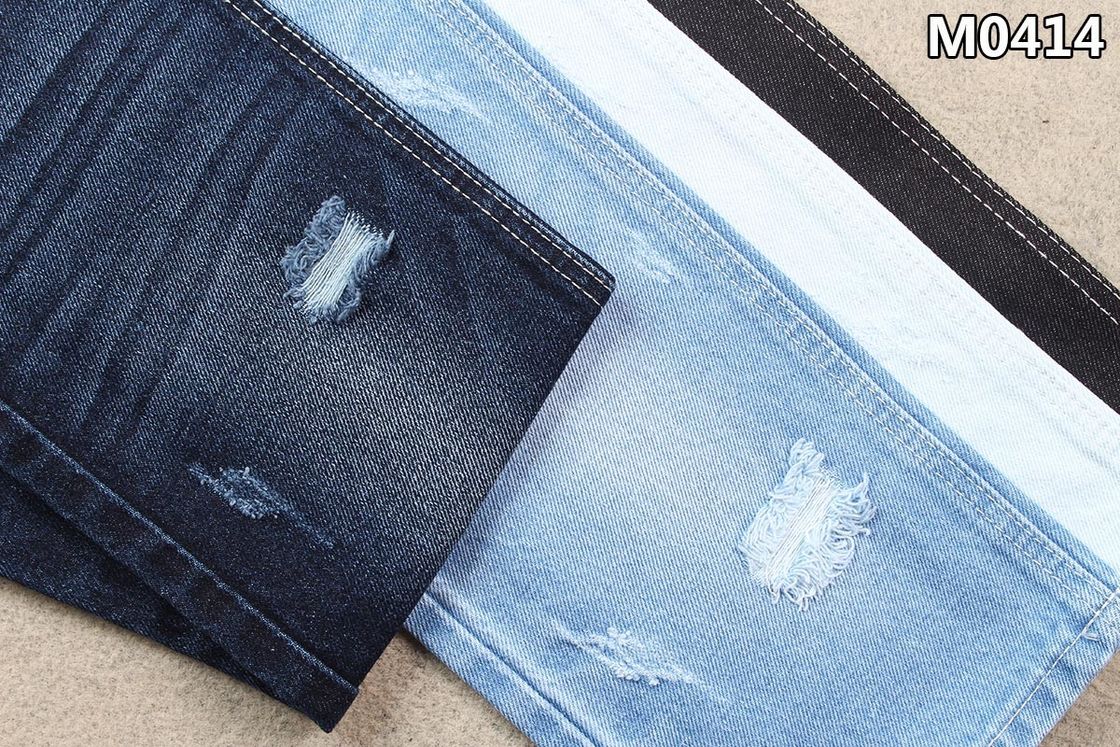 11.7 Ounce Cotton Jeans Fabric No Stretch Dark Blue Denim