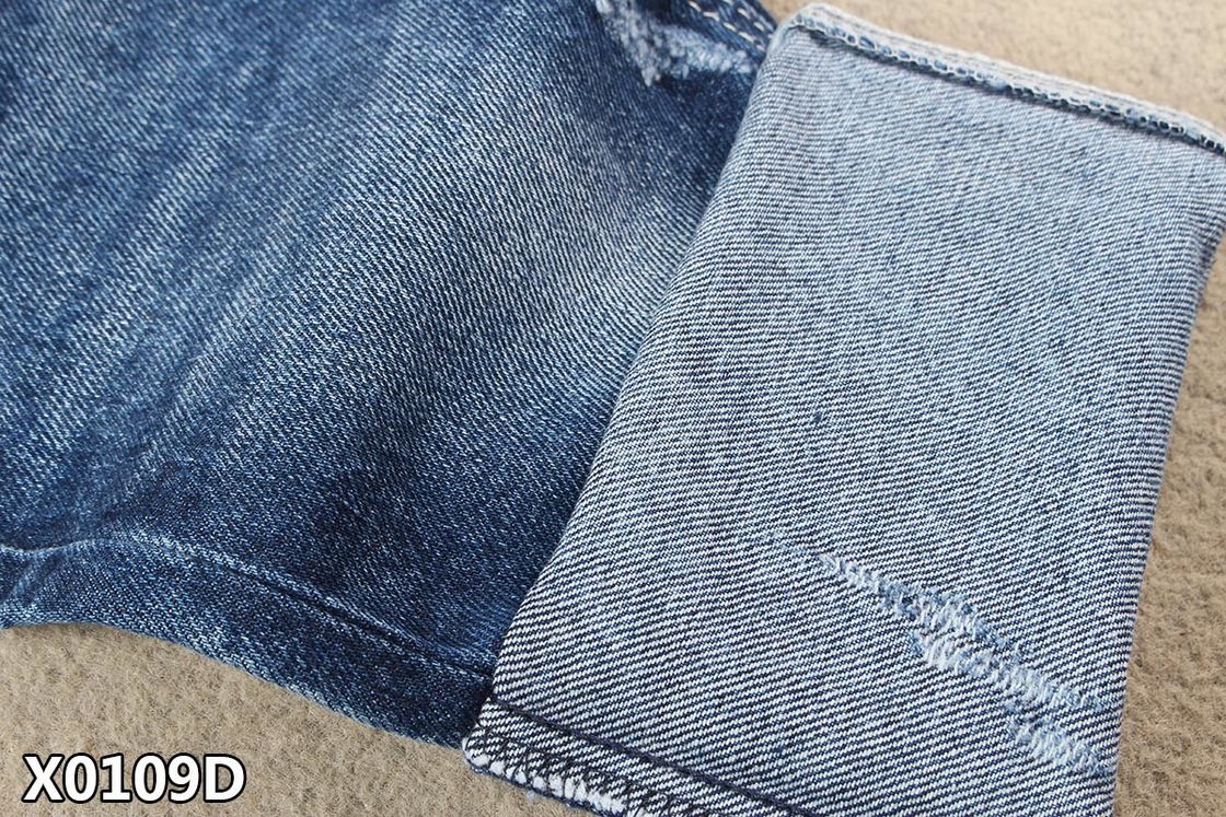 14.5oz Heavy 100 Cotton Denim Fabric Work Wear Vintage Super Dark Blue