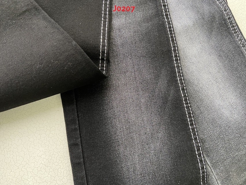 10.2 OZ High Stretch Black Denim Fabric For Women Jeans Girl Pants