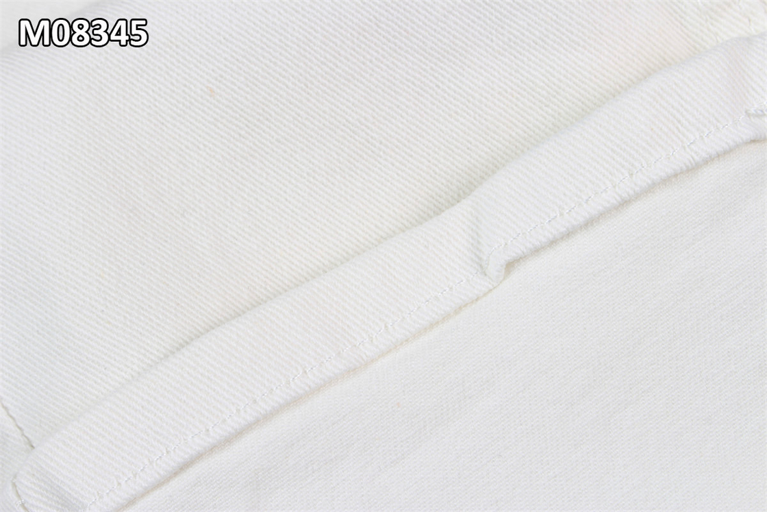 9.7OZ Prepare For Dyeing White Denim Fabric RFD Jeans Fabric Fro Garment Dyeing