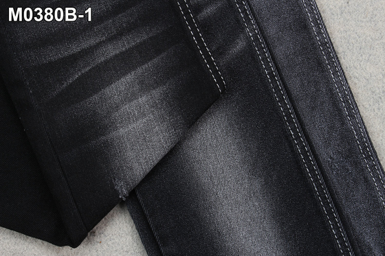 11.7 OZ Black Color Cotton Spandex Men Jeans Denim Fabric