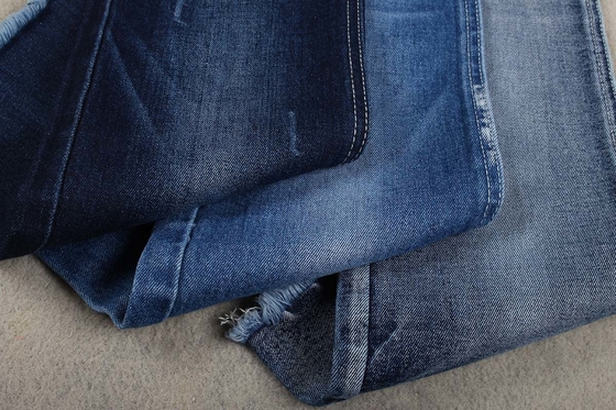 10.8 Oz Tr Indigo Dark Blue Denim Fabric For Dress Trousers