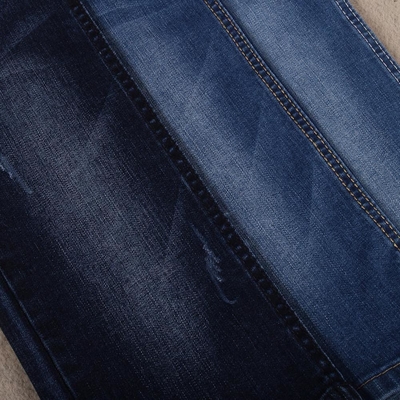 Cotton Polyester Spandex Twill Denim Fabric 9.6oz 63'' Width