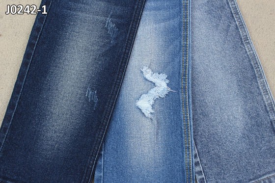 Good price 11.7 OZ Cotton Spandex Little Stretch Denim Fabrics White Backside online