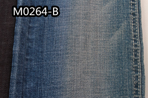 Good price Custom 9.7Oz Cross Hatch Cotton Denim Fabric Stretchy Super Dark Blue online